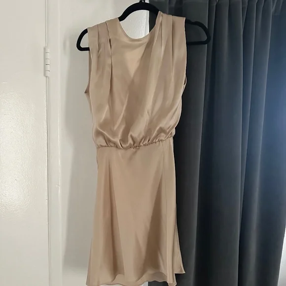 Amanda Uprichard | Dresses | Amanda Uprichard Champagne Dress | Poshmark